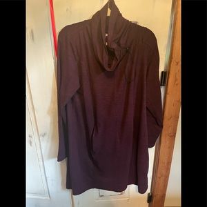 New without tags. Maurice’s purple super soft cowel neck tunic sweater dress.